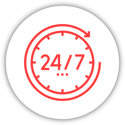 24/7 Availability